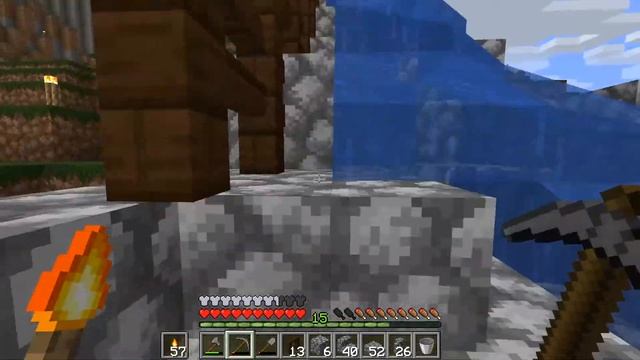 Водопадик и АФК компостер - Minecraft Survival Timelapse S3E5 смотреть онлайн