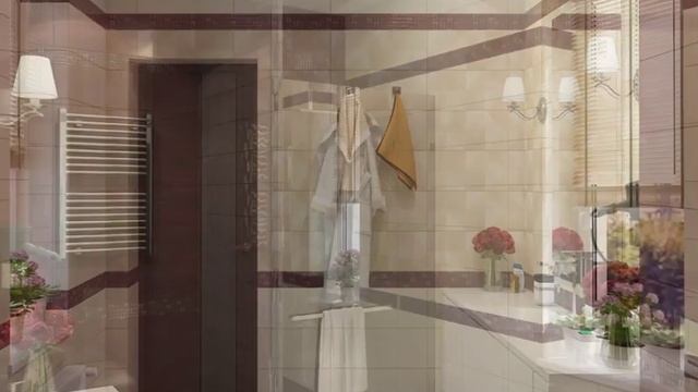 Санузел из спальни. Интерьер выполнен в современном стиле смотреть онлайн