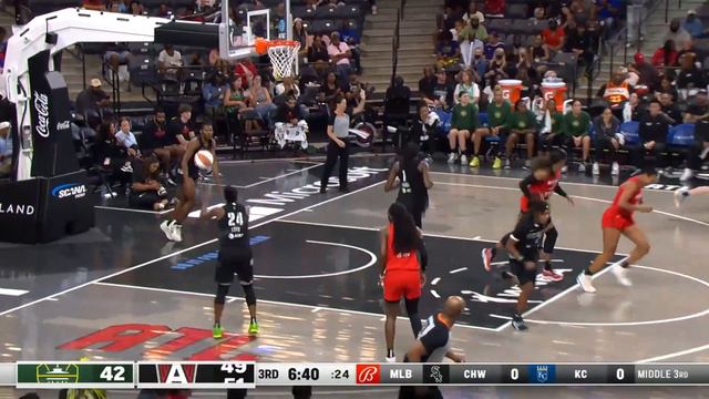 Monique Billings Posts 15 points and 14 rebounds vs Seattle Storm (9/6) смотреть онлайн