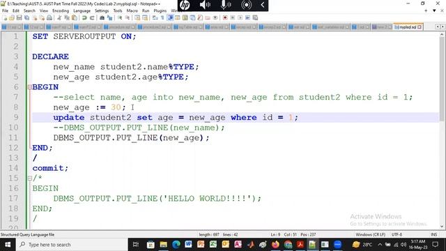 2. Introduction to Oracle PL/SQL | Anonymous Block | IF ... ELSE | CASE | LOOP | User Input смотреть онлайн