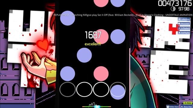 Wolf In Sheep's Clothing - UNDERTALE ANIMATION | Osu!mania 4k | 4.42* | 98.22% S rank смотреть онлайн