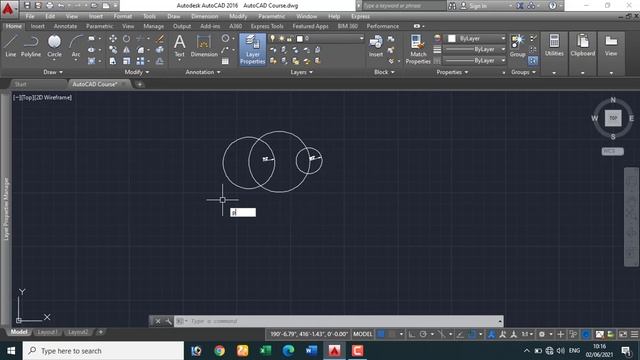 How to draw circle in AutoCAD |AutoCAD Course part. 7 смотреть онлайн