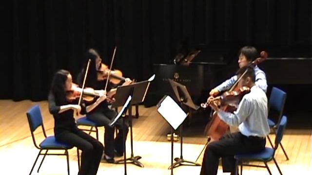 Sarah Shy, 1st Violin, Dvorak String Quartet #6, Op.96: Allegro