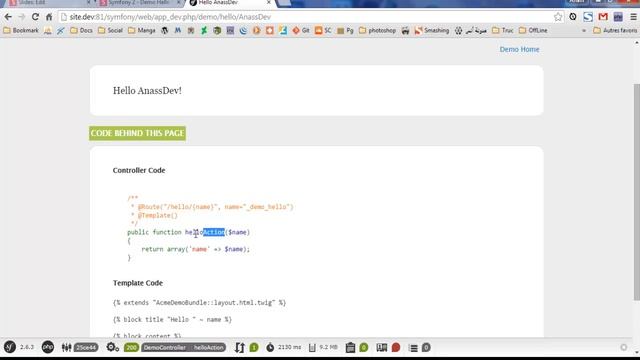 AnassDev - Symfony 2 : Demo Hello World - Ep 5 смотреть онлайн