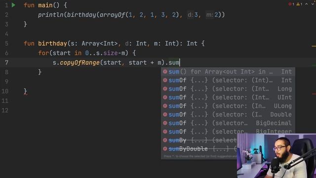 Subarray Division - Kotlin ile HackerRank смотреть онлайн