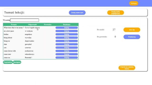 Repeater - Vue.js app - memorizing foreign language words смотреть онлайн