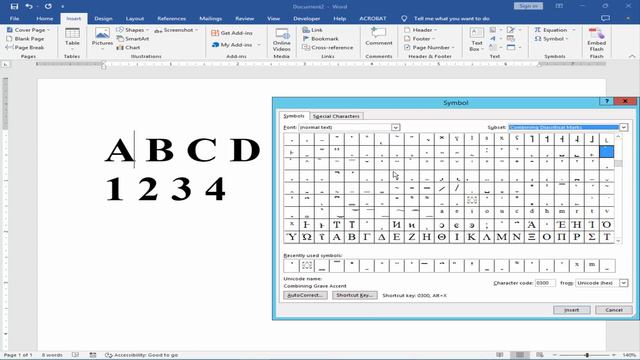 how to Insert a dot under letter and Number in Microsoft Word смотреть онлайн