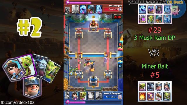 Miner Bait #2 - Miner Spell Bait Deck ☘️☘️☘️ Clash Royale Best Miner Bait Deck | CR Deck смотреть онлайн