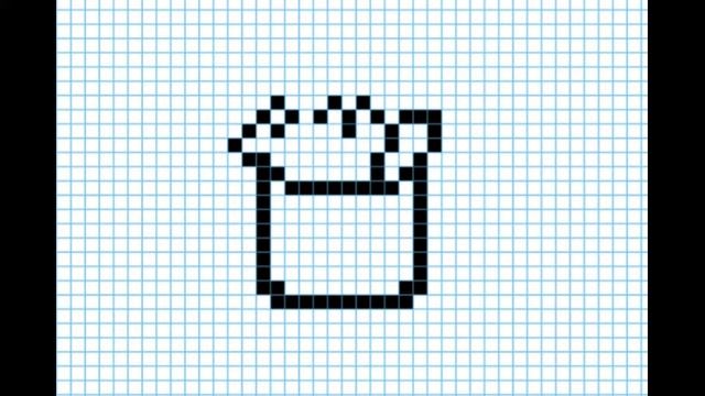 Как нарисовать Картошку фри по клеточкам смотреть онлайн