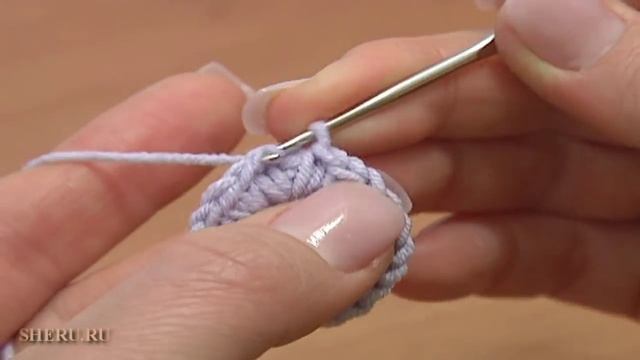 Crochet Round Button Pattern Free Урок 2 Вязаная пуговица