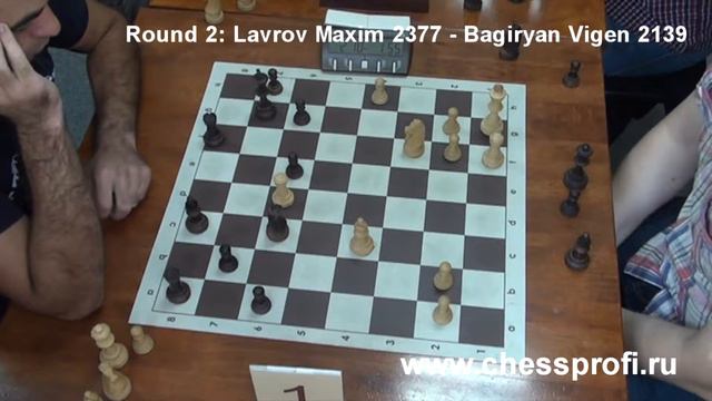 Живые шахматы Тур 2: Lavrov Maxim 2377 - Bagiryan Vigen 2139 смотреть онлайн