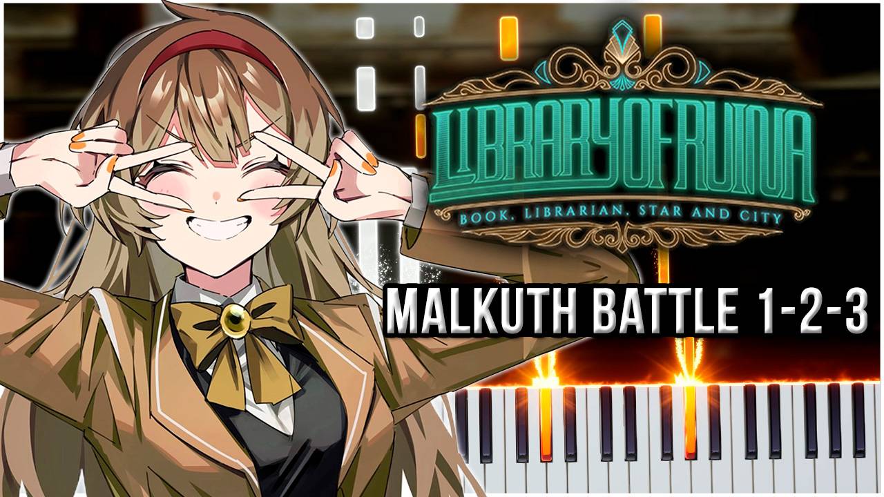 Malkuth Battle 1-2-3 (Library of Ruina) 【 КАВЕР НА ПИАНИНО 】 смотреть онлайн