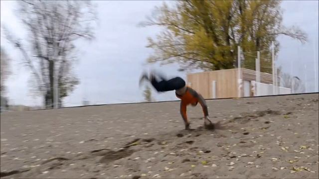 Рондат сальто с винтом падения,победа. Капоэйра Goiaba. смотреть онлайн