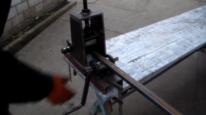 Самодельный трубогиб для профильной трубы