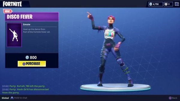 NEW “DISCO FEVER” DANCE (Disco Emote) - Fortnite Battle Royale