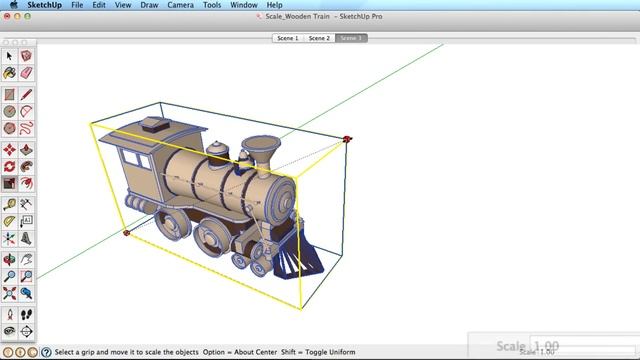 SketchUp Training Series: Scale tool смотреть онлайн