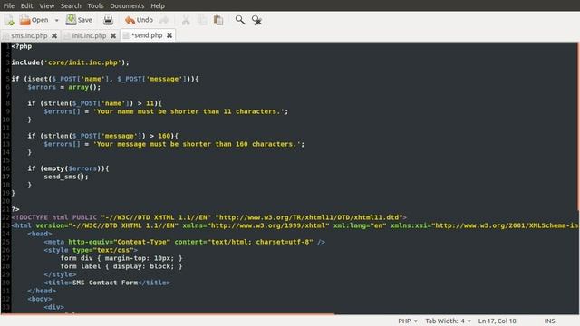 PHP Tutorial: Sending SMS (Text Message) [part 02] смотреть онлайн