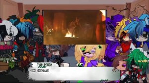 [👾]♡.･РЕАКЦИЯ ФНАФ РУИН (и Глитчтрапа) НА ОБЗОР ОТ СУМОЧКИНА✩°｡⋆[🎉]✧･(1 часть)ﾟ:*[🎄]