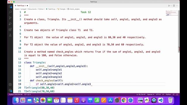Exercise - Is it triangle or not in python? | Python Tutorials For Beginners In Hindi #46 смотреть онлайн