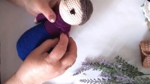 Мини МК вязаная игрушка «бабушка»