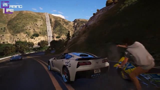 GTA 5 graphics 4K Realistic Graphics Mod | Redux Mod | Chevrolet Corvette C7 Stingray GTA 6 Graphic смотреть онлайн