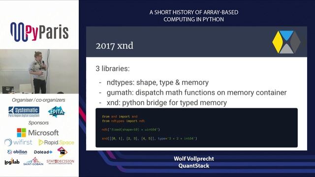 PyParis 2018 - A Short History of Array-based Computing in Python смотреть онлайн