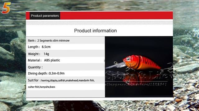 10 КРУТЫХ ВОБЛЕРОВ ДЛЯ РЫБАЛКИ С АЛИЭКСПРЕСС. ЛУЧШЕЕ ДЛЯ РЫБАЛКИ С ALIEXPRESS смотреть онлайн