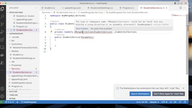 ASP.NET 6.0 Web API and Mongo DB смотреть онлайн