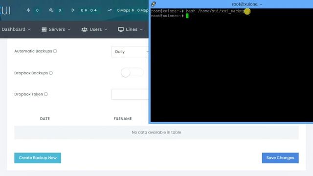 CREATE BACKUP XUI.ONE смотреть онлайн