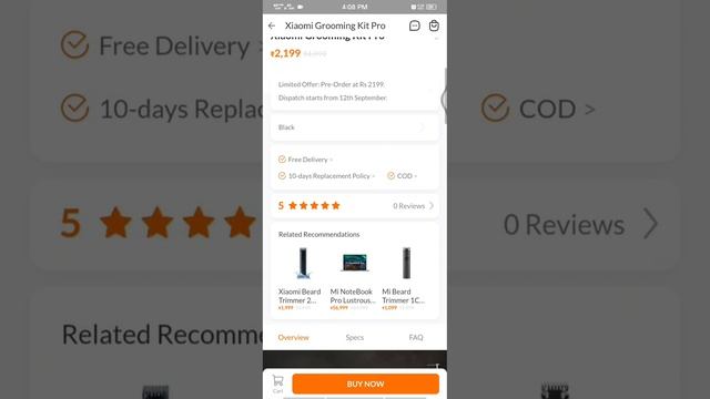 Xiaomi Grooming Kit Pro India version. смотреть онлайн