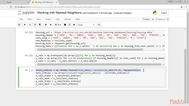 TensorFlow for Machine Learning Solutions: Working with Nearest Neighbors| packtpub.com смотреть онлайн