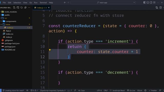 Creating Store and Connecting to React App - React JS || Hindi || Coding Scenes смотреть онлайн