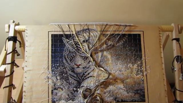 Вышивка крестом. Dimensions35108,White Lightning(Белая молния). Отчет 3. Завершение смотреть онлайн