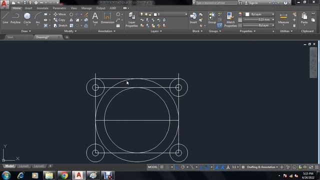 AutoCAD 2D Tutorial for beginners in Hindi | Autocad 2D Engineering drawing beginners | AutoCAD 3D смотреть онлайн