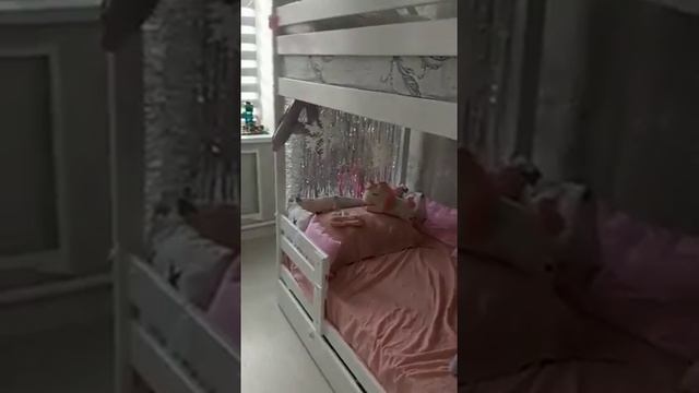 Кровать двухъярусная "Ступени люкс" из березы классика. Отзыв клиента смотреть онлайн