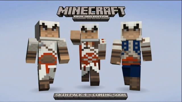 Minecraft (Xbox Edition) - Skin Pack - 4 Assassins Creed, Gears of War Skins! *REVELED* смотреть онлайн