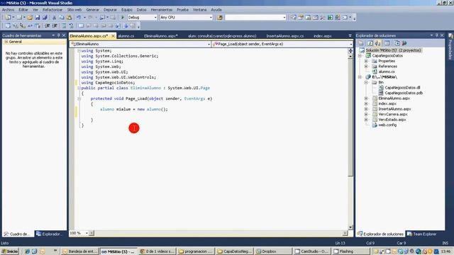 Sitio Web, Eliminar un registro: parte 6 смотреть онлайн