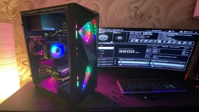 Игровой системной блок на core i5 9400f с RTX 2060super в корпусе Aerocool Glider за 40000 рублей. смотреть онлайн