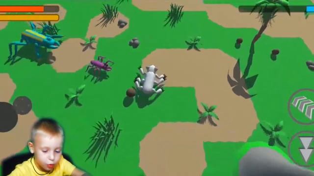 Evolution Simulator 3D. Симулятор насекомых.Как вырастить большого жука на канале South Wind смотреть онлайн
