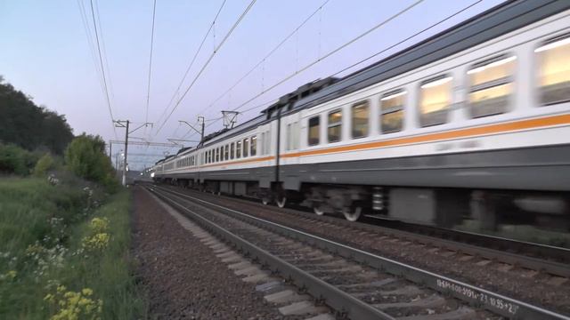 Электропоезд ЭД4М-0468 ЦППК перегон Петелино - Голицыно смотреть онлайн