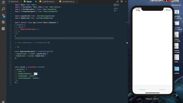 #5 React Native - React Navigation | Drawer Navigator смотреть онлайн