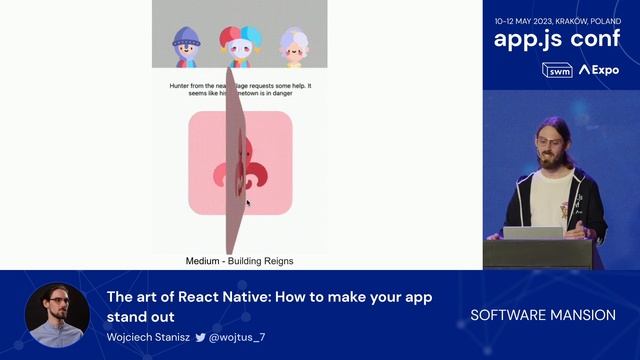Wojciech Stanisz – The art of React Native: How to make your app stand out | App.js Conf 2023 смотреть онлайн