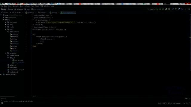 Django вывод формы комментариев на сайте | Урок 11 смотреть онлайн