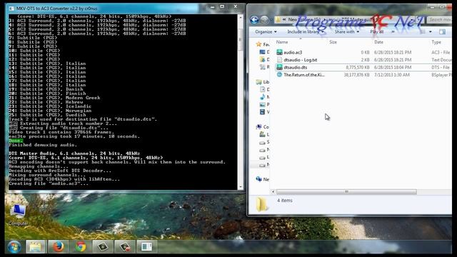 HD Master Audio DTS To AC3 DTS 6.1 DTS 7.1