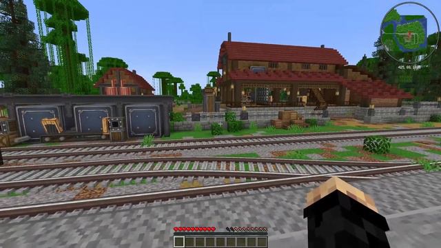 I Built My First Train in Minecraft Create Mod with Mr Beardstone! смотреть онлайн