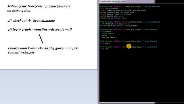 Git - Branches #21 Przełączanie pomiędzy gałęziami (branches) смотреть онлайн