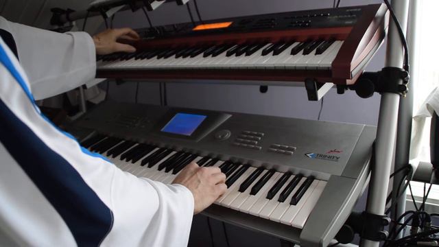 Korg Trinity Plus song Lifting off 24.4.2018 with Korg Karma смотреть онлайн