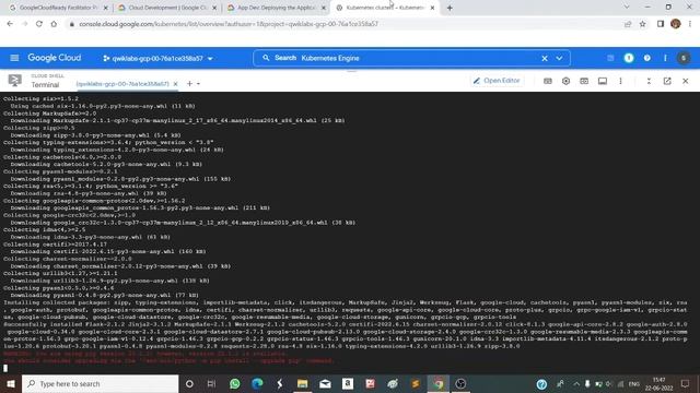 App Dev Deploying the Application into Kubernetes Engine Python || Qwiklabs Solution || смотреть онлайн