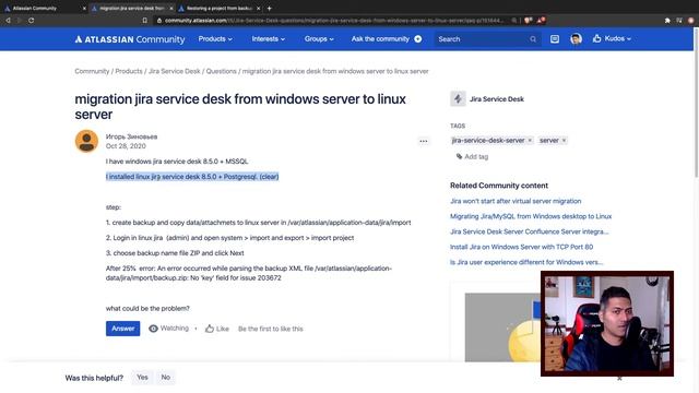 Jira Admin - Migrate just one project to empty server? смотреть онлайн