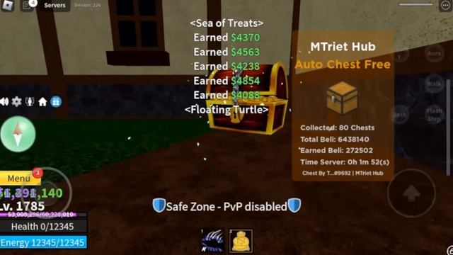 Roblox Blox Fruits Script Free: Auto Farm Chest, Collect All Chests Blox Fruits *2023*